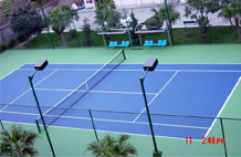 亞強(qiáng)體育施工案例:丙烯酸網(wǎng)籃球場,